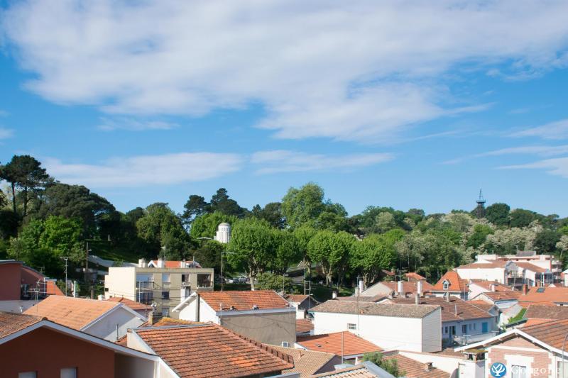 Vue du balcon sur le Parc Mauresque